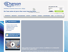 Tablet Screenshot of chanson-water.fr